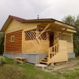 Сборка сруба «в лапу»
